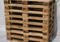 Wooden euro-pallets