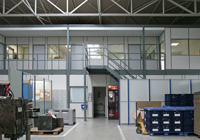 Storage halls control rooms