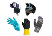 Protective working gloves