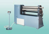 Sheet roll bending machines
