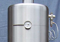 Stainless bath stoves